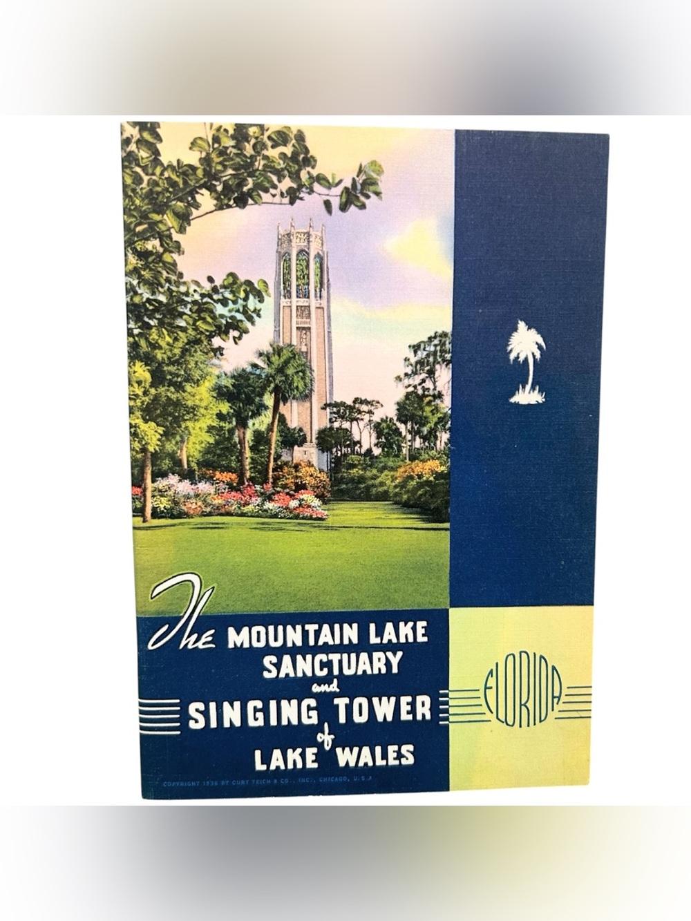 The Mountain Sanctuary and Singing Tower of Lake Wales Souvenir Book Bok Tower